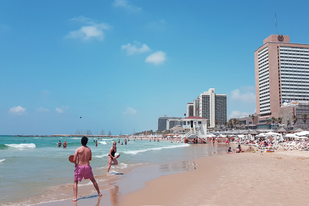 photo of Tel Aviv beach front