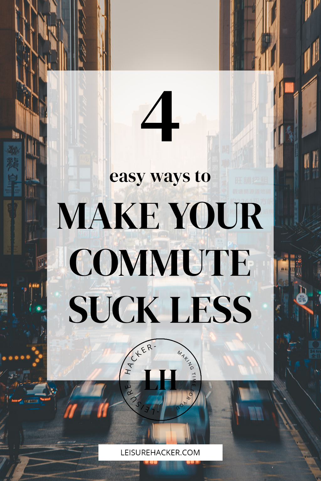 4 easy ways to make your commute suck less